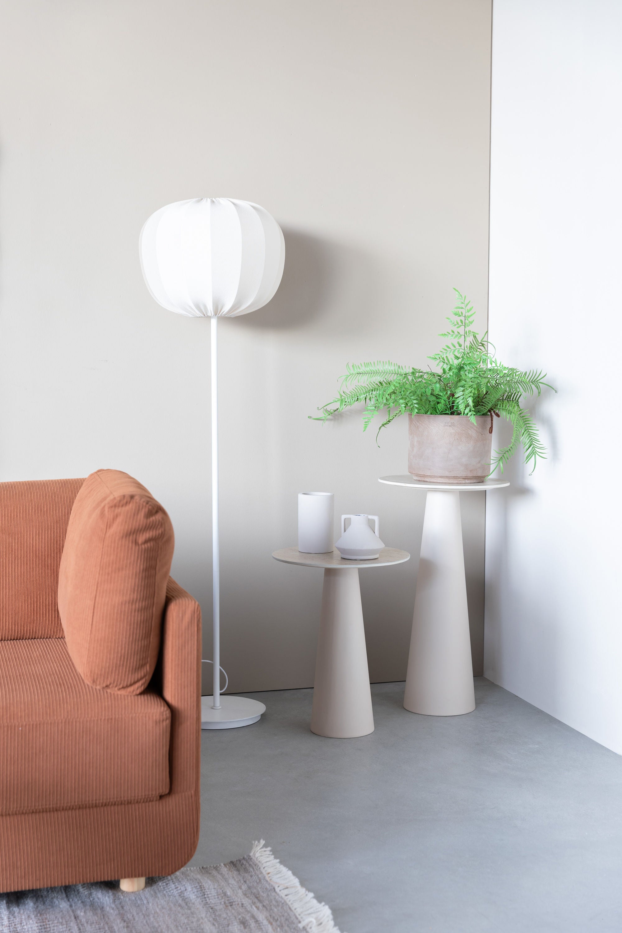 Joya Beige Side Table Large